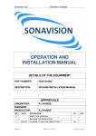 OPERATION AND INSTALLATION MANUAL
