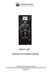 Sigma Light Operator & Installation Manual