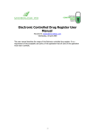 Electronic Controlled Drug Register User Manual