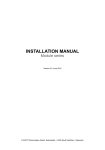 InstallatIon manual