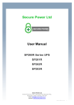 SP200R Series 1-3kVA User Manual
