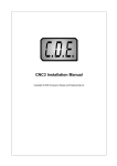 CNC3 Installation Manual - Conqueror Design & Engineering Ltd