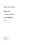 Filtrex II User Manual