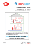 User and Installation Manual Single and Twin Coil Models