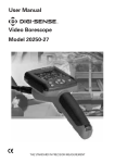 User Manual Video Borescope Model 20250-27 - Cole