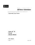 Series 90-30 I/O Link Interface Module User's Manual, GFK-0631
