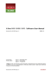 X-line X10 / X10i / X15 - Software User Manual - Downloads