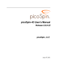 picoSpin-45 User's Manual - Cole