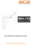 WH-110 User Manual - ace Access control equipment