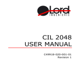 CIL 2048 USER MANUAL