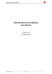 EDP-CM-LPC1113 CPU Module User Manual