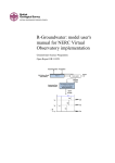 R-Groundwater: model user's manual for NERC Virtual Observatory