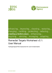 Remedial Targets Worksheet v3.1: User Manual