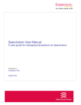 Spendvision User Manual - Essex Schools Infolink