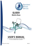USER'S MANUAL GLIDER - Specialised Orthotic Services