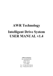 AWR Technology Intelligent Drive System USER MANUAL v1.4