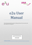 e2u User Manual - ANA Training Services