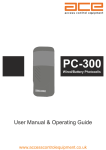 Backup_of_PC-300 User Manual - ace Access control equipment