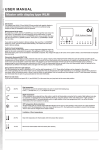 Master with display type WLM USER MANUAL