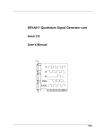 DEVA011 Quadrature Signal Generator card Issue 2.0 User's Manual
