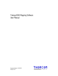Traksys2000 Mapping Software User Manual