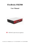 FireBrick FB2500 User Manual