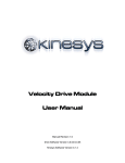 Velocity Drive Module User Manual