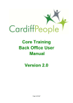 Core Training User Manual - Version 2.0