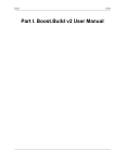 Part I. Boost.Build v2 User Manual
