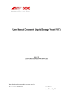 User Manual Cryogenic Liquid Storage Vessel (VIT)