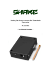 SHAKE SK6 User Manual Rev J