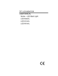 TFT LCD MONITOR USER MANUAL Series – LED Back Light