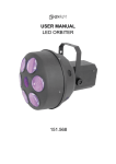 USER MANUAL LED ORBITER 151.568