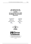 User Manual for the RC:110A Reader Unit and the Intrinsically Safe