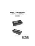 Touch 1 User's Manual