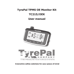 TyrePal TPMS OE Monitor Kit TC215/OEK User manual