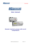 User manual - Thermocold