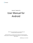 User Manual for Android