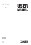 User manual Hob ZGL640TW ZGL640ITX GB