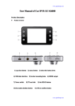 User Manual of Car DVR GC-K6000