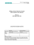 WiMag Vehicle Detection System BVD Interface User Manual Part