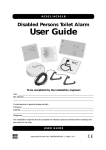 NC951 Disabled Persons Toilet Alarm User Manual - C-Tec