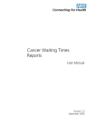 National Cancer Waiting Times Reports User Manual