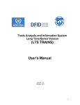 (LTS TRAINS) User's Manual