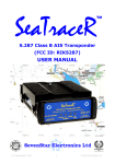 SeaTraceR AIS B User Manual