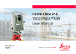Leica FlexLine TS02/TS06/TS09 User Manual