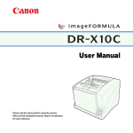 DR-X10C User Manual