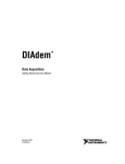 DIAdem DAC Getting Started and User Manual