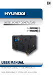 USER MANUAL DIESEL HYUNDAI DHY12000SE