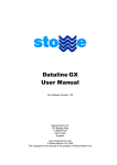 Dataline GX User Manual